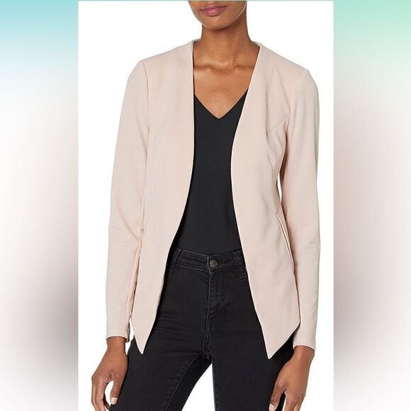 BCBGeneration Women's Tuxedo Blazer Jacket NWT Rose Smoke Pink Size Small - Picture 1 of 13